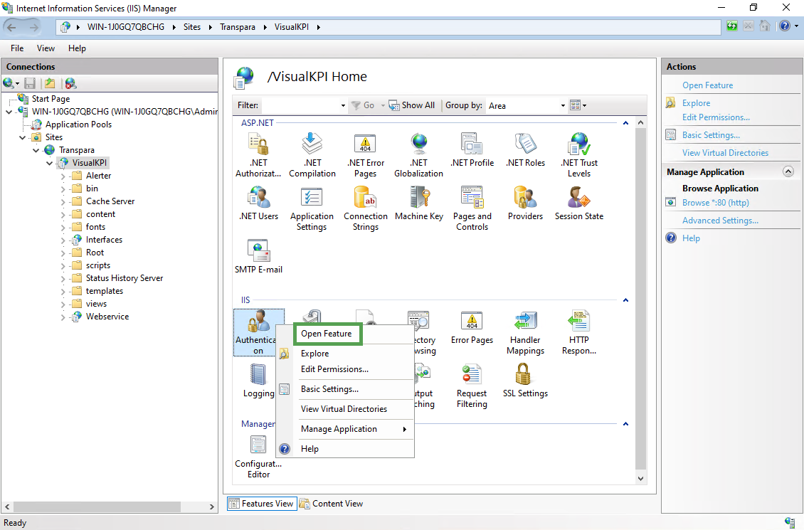 IIS Manager